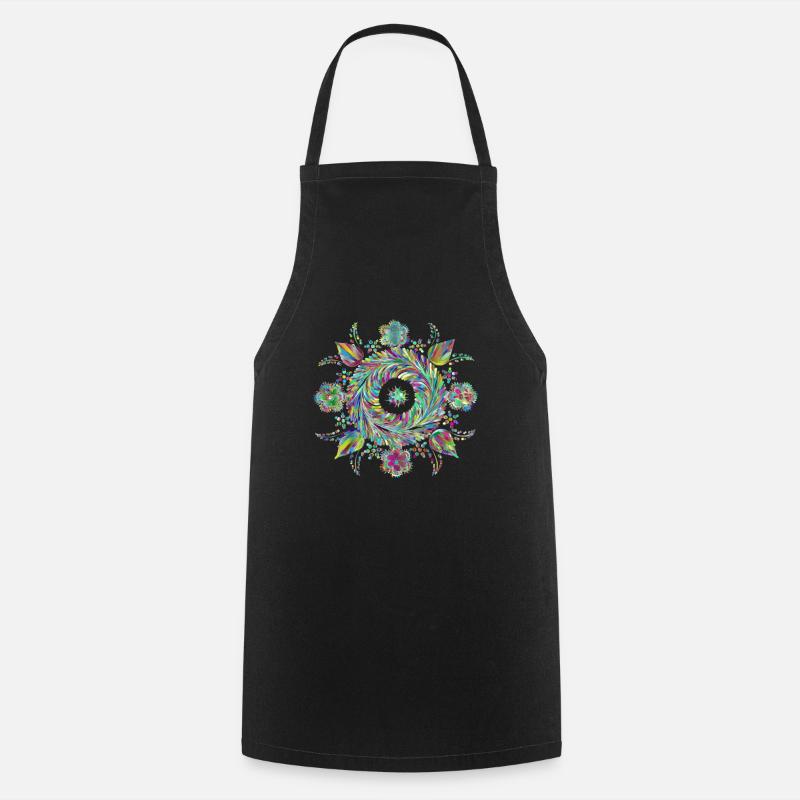 Mandala Art - Tablier de cuisine - noir