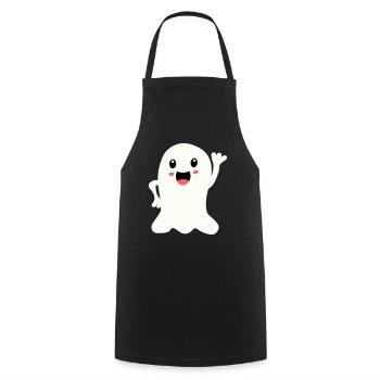 Fantôme 2 - Tablier de cuisine - noir - Devant - AI Model Male 185 dark (185cm)