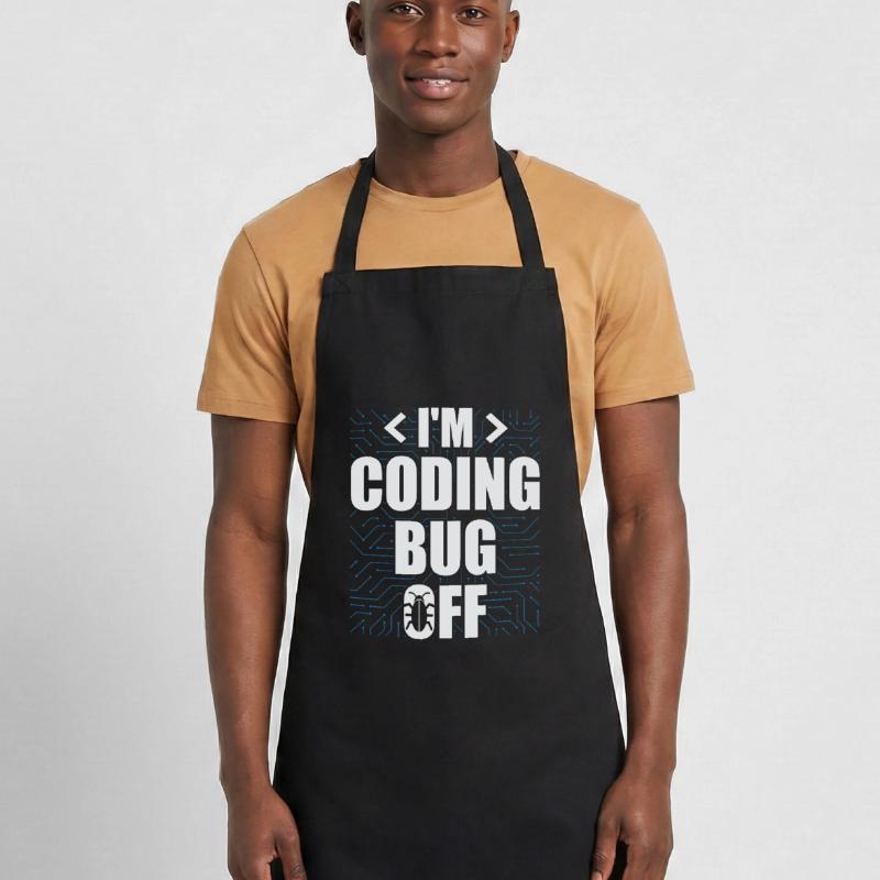 Ich bin Coding Bug Off It Specialists Software Kochschürze
