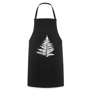fern - Cooking Apron - black - Front - AI Model Male 185 dark (185cm)