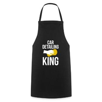 Voiture détaillant King Polishing Polish Car wash - Tablier de cuisine - noir - Devant - AI Model Male 185 dark (185cm)