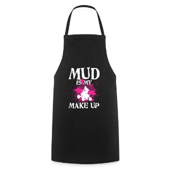 Quad Driver Mud Quad Driver ATV Offroad Mud - Cooking Apron - black - Front - AI Model Male 185 dark (185cm)