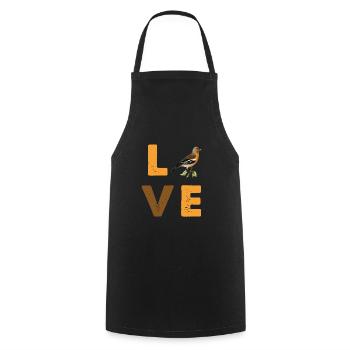 Finches Bird Owners Bird Pet Birds Finch - Cooking Apron - black - Front - AI Model Male 185 dark (185cm)
