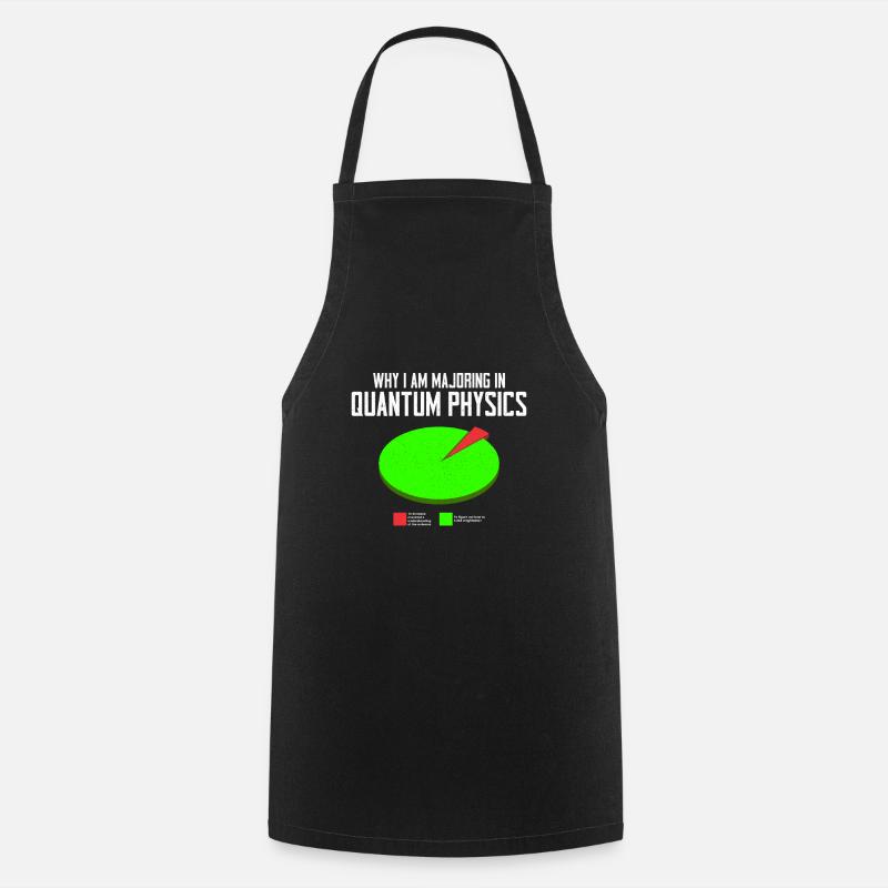 Physique quantique Physiciens scientifiques - Tablier de cuisine - noir
