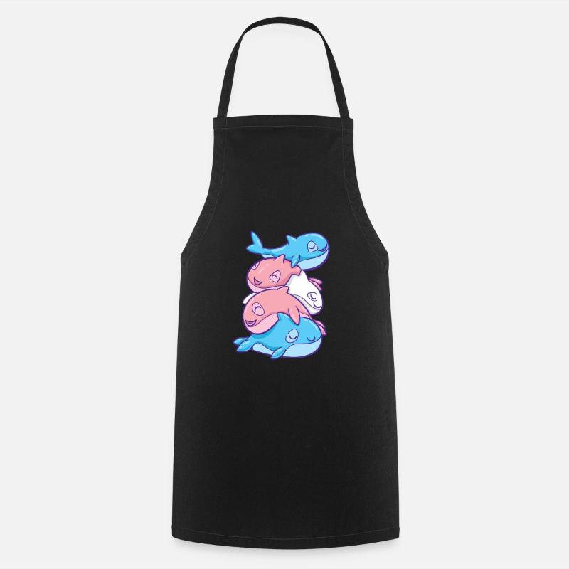Trans Pride Orque Transgenre - Tablier de cuisine - noir