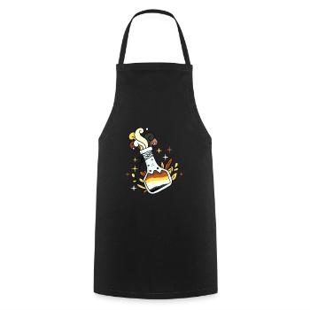 Trank Gay Bear Pride - Kochschürze - Schwarz - Vorne - AI Model Male 185 dark (185cm)