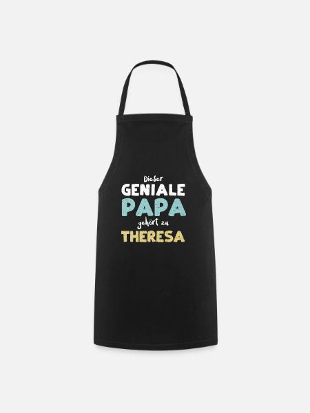 Dieser Geniale Papa Gehört Zu Th... - Kochschürze - Schwarz