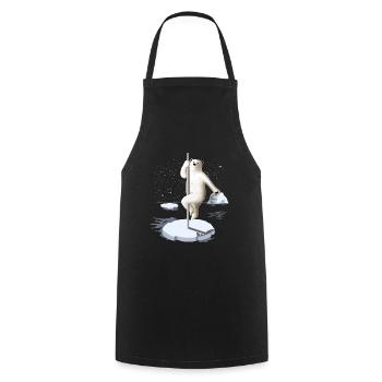 Danseur Pôle Nord drôle Polce Danse FitnessSHIRT - Tablier de cuisine - noir - Devant - AI Model Male 185 dark (185cm)