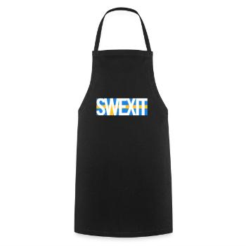 SWEXIT - Tablier de cuisine - noir - Devant - AI Model Male 185 dark (185cm)
