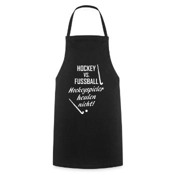 Feldhockey Hallenhockey Hockey Geschenk - Kochschürze - Schwarz - Vorne - AI Model Male 185 dark (185cm)