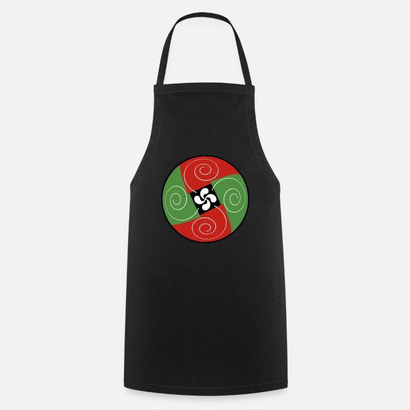 Symbole du Pays Basque - Tablier de cuisine - noir