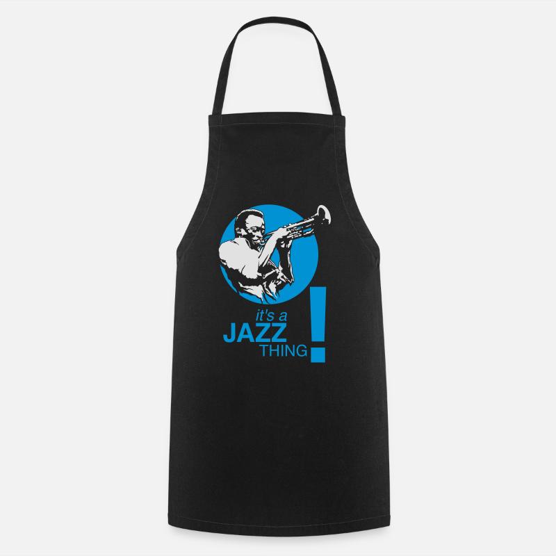 Jazz thing - Cooking Apron - black