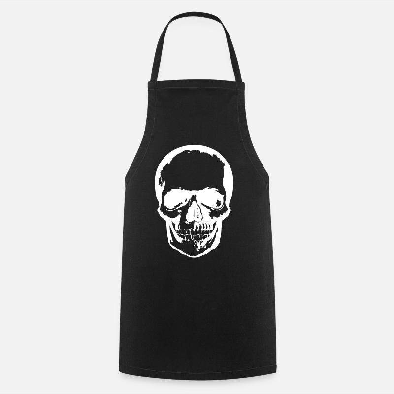 Tête de Mort - Tablier de cuisine - noir