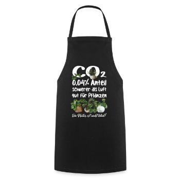 CO2 - Kochschürze - Schwarz - Vorne - AI Model Male 185 dark (185cm)