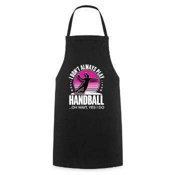 Handball Handball Player Women Handball - Cooking Apron - black - Front - AI Model Male 185 dark (185cm)