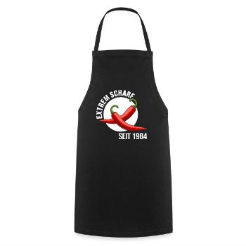 Birthday 1984 Anniversary Extremely Hot Party - Cooking Apron - black - Front - AI Model Male 185 dark (185cm)