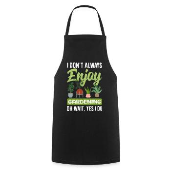 Garden & Plant Lovers Gifts - Cooking Apron - black - Front - AI Model Male 185 dark (185cm)