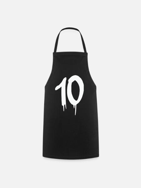 10- - Kochschürze - Schwarz