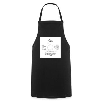 A Ma Filleule Un Jour Je Tournerai Les Derniere... - Tablier de cuisine - noir - Devant - AI Model Male 185 dark (185cm)