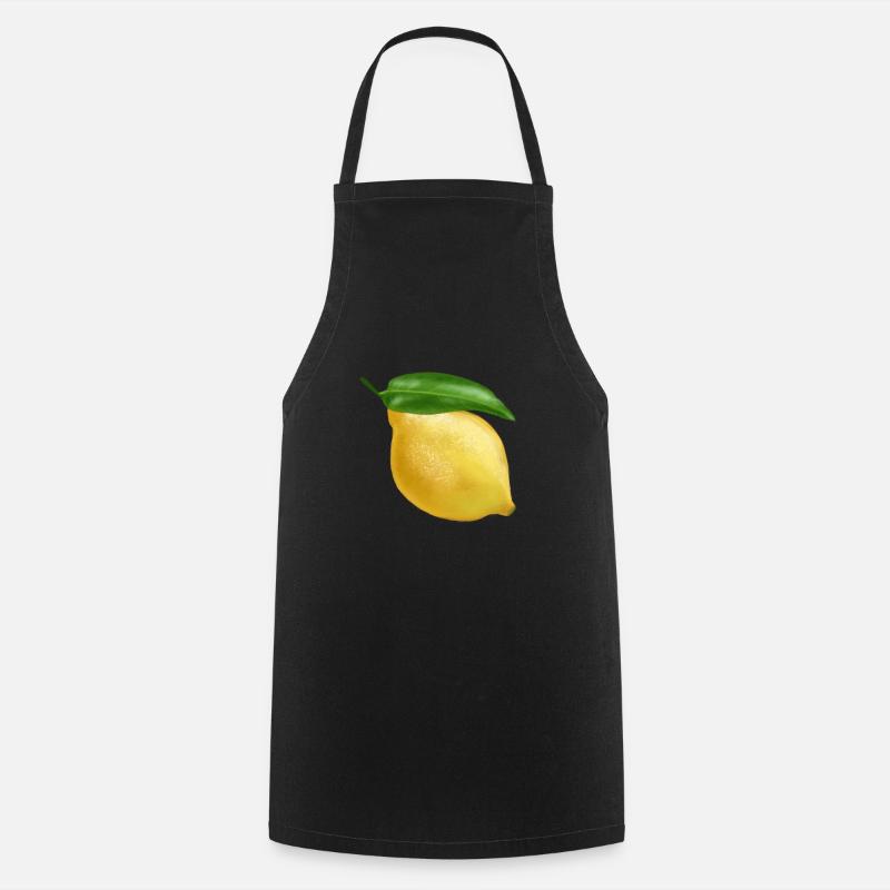 Lemon Life - Cooking Apron - black