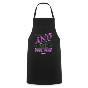 funny quote swim dad tshirts gift valentine - Cooking Apron - black - Front - AI Model Male 185 dark (185cm)