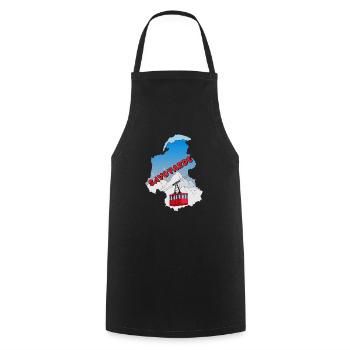 Savoyarde version 2 - Tablier de cuisine - noir - Devant - AI Model Male 185 dark (185cm)