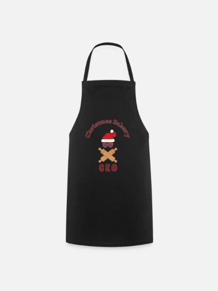 Christmas Bakery CEO - Kochschürze - Schwarz