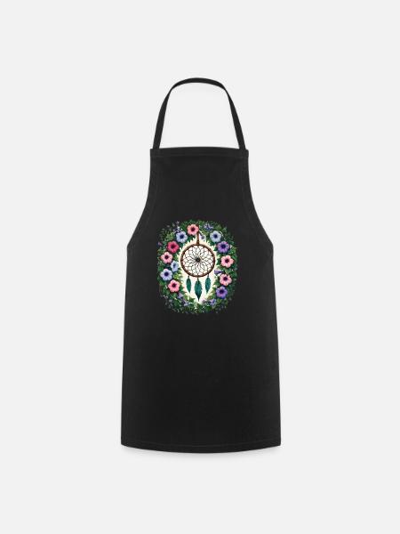 Boho Traumfänger Magie - Kochschürze - Schwarz