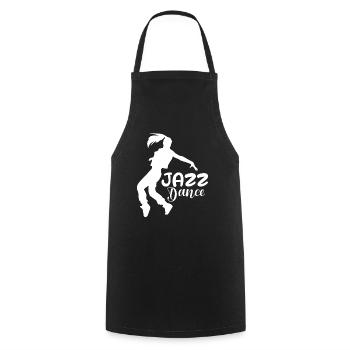 Jazz dance - Cooking Apron - black - Front - AI Model Male 185 dark (185cm)