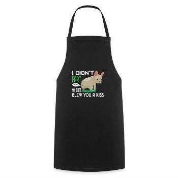 Pedigree French Bulldog Dogs breeder - Cooking Apron - black - Front - AI Model Male 185 dark (185cm)