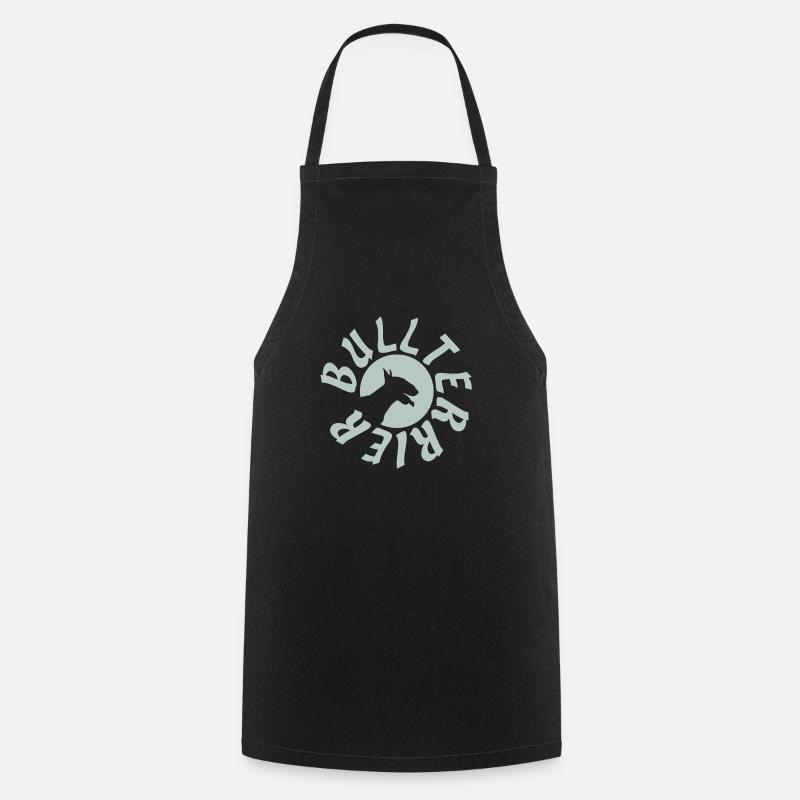 Bull Terrier Bull Terrier - Tablier de cuisine - noir