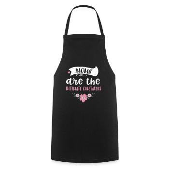 Les mamans sont les gardiennes ultimes - Tablier de cuisine - noir - Devant - AI Model Male 185 dark (185cm)