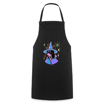 Teckel Magique Tarot Chien Cadeau Wiener Chien - Tablier de cuisine - noir - Devant - AI Model Male 185 dark (185cm)
