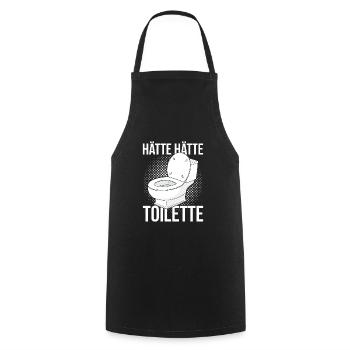Hätte Hätte Toilette - Kochschürze - Schwarz - Vorne - AI Model Male 185 dark (185cm)