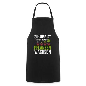 Gärtner Pflanzen Spruch - Kochschürze - Schwarz - Vorne - AI Model Male 185 dark (185cm)