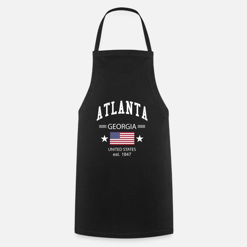 Atlanta - Tablier de cuisine - noir