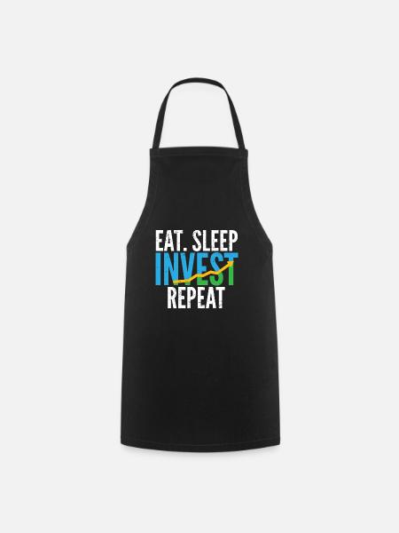 Investment Investor I Trading Eat Sleep Invest - Kochschürze - Schwarz