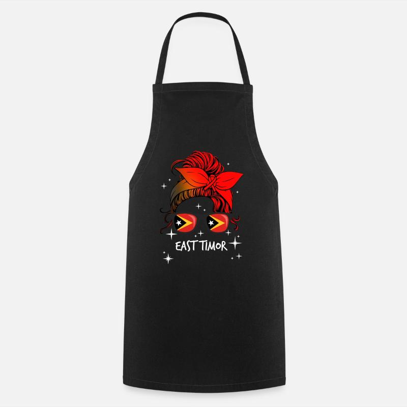 East Timor - Cooking Apron - black