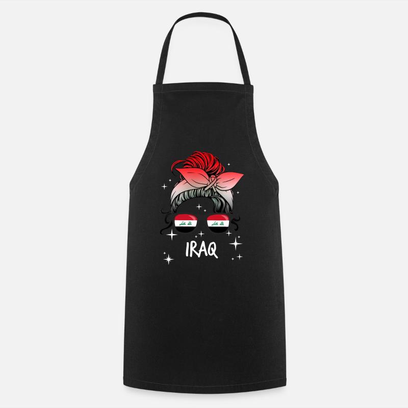 Iraq - Cooking Apron - black