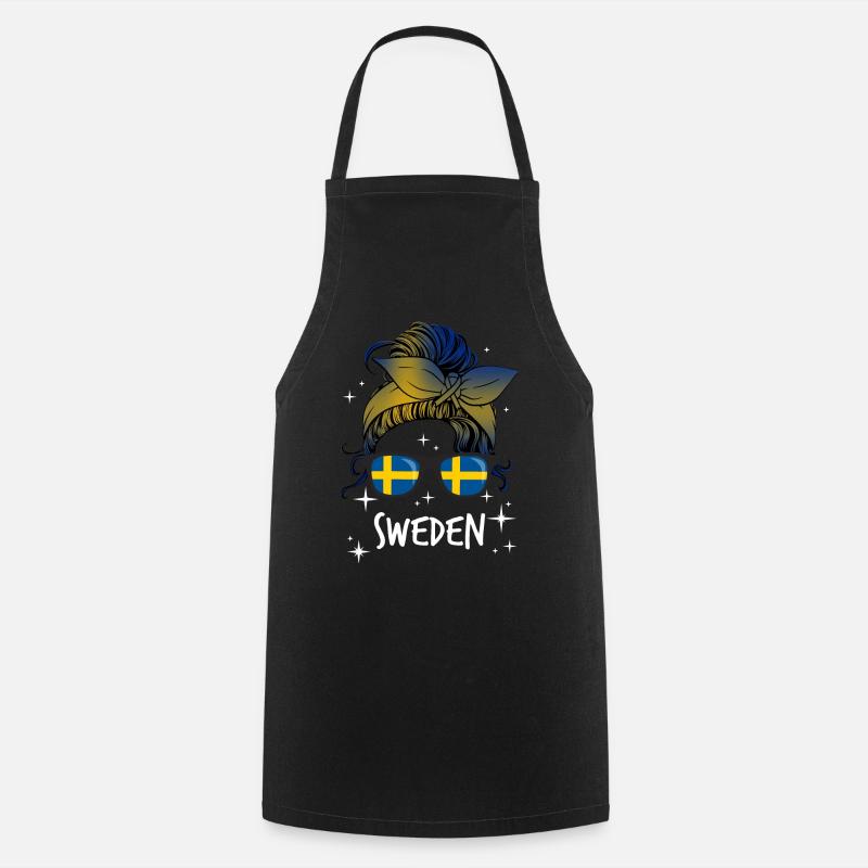 Suède - Tablier de cuisine - noir