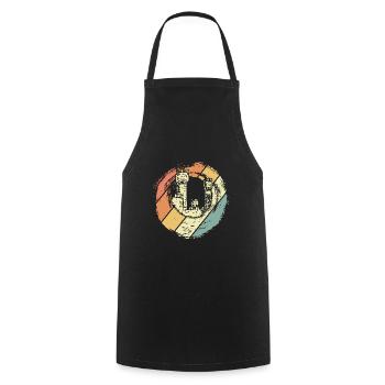 Ritter Castle - Cooking Apron - black - Front - AI Model Male 185 dark (185cm)