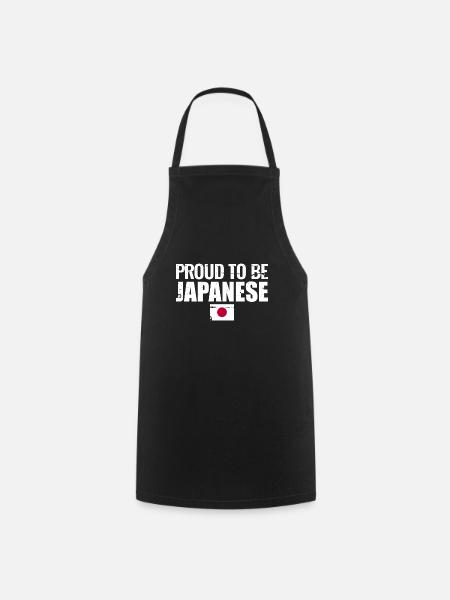 Proud To Be Japanese Japan Japanisch Japaner - Cooking Apron - black