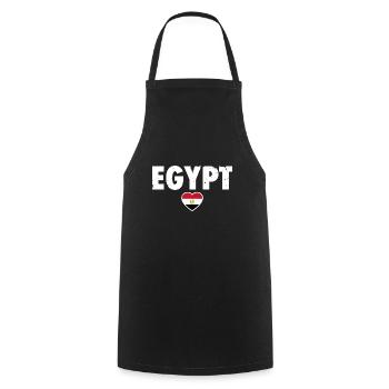 Egypt Egypt Egyptian Flag Egyptian - Cooking Apron - black - Front - AI Model Male 185 dark (185cm)