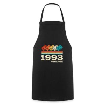 Legendary Since 1993 Vintage Retro Anniversary - Cooking Apron - black - Front - AI Model Male 185 dark (185cm)