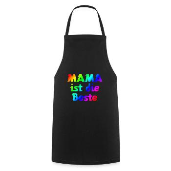 Mama ist die Beste | Mutter | Mama | Eltern - Kochschürze - Schwarz - Vorne - AI Model Male 185 dark (185cm)