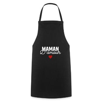Mama liebt Muttertag - Kochschürze - Schwarz - Vorne - AI Model Male 185 dark (185cm)