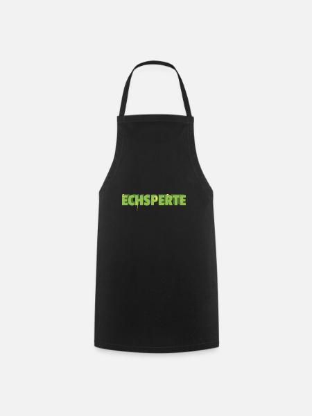 Terraristik Echsperte Terrarium - Kochschürze - Schwarz