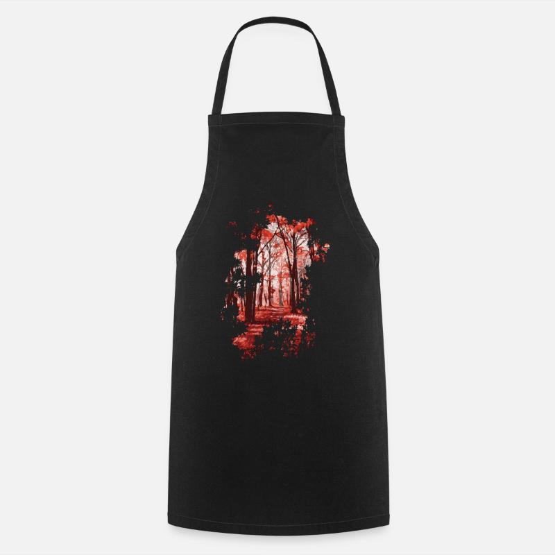 Forêt - Tablier de cuisine - noir