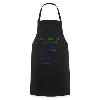 Artisan coffee and beer - Cooking Apron - black - Front - AI Model Male 185 dark (185cm)
