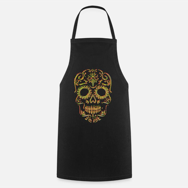 Totenkopf Skull Schädel - Cooking Apron - black